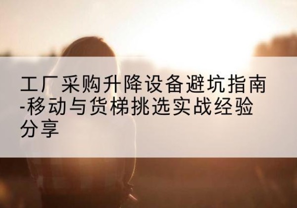 芗城移动式升降机怎么选-工厂采购升降设备避坑指南-移动与货梯挑选实战经验分享